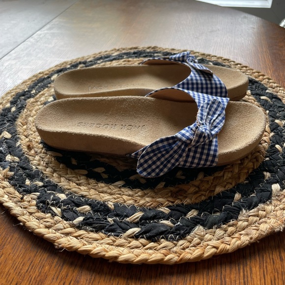 Jack Rogers Gingham Slide Sandal - Picture 4 of 7